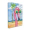 Stupell Industries Looking Good Flamingo Tropical Canvas Wall Art
